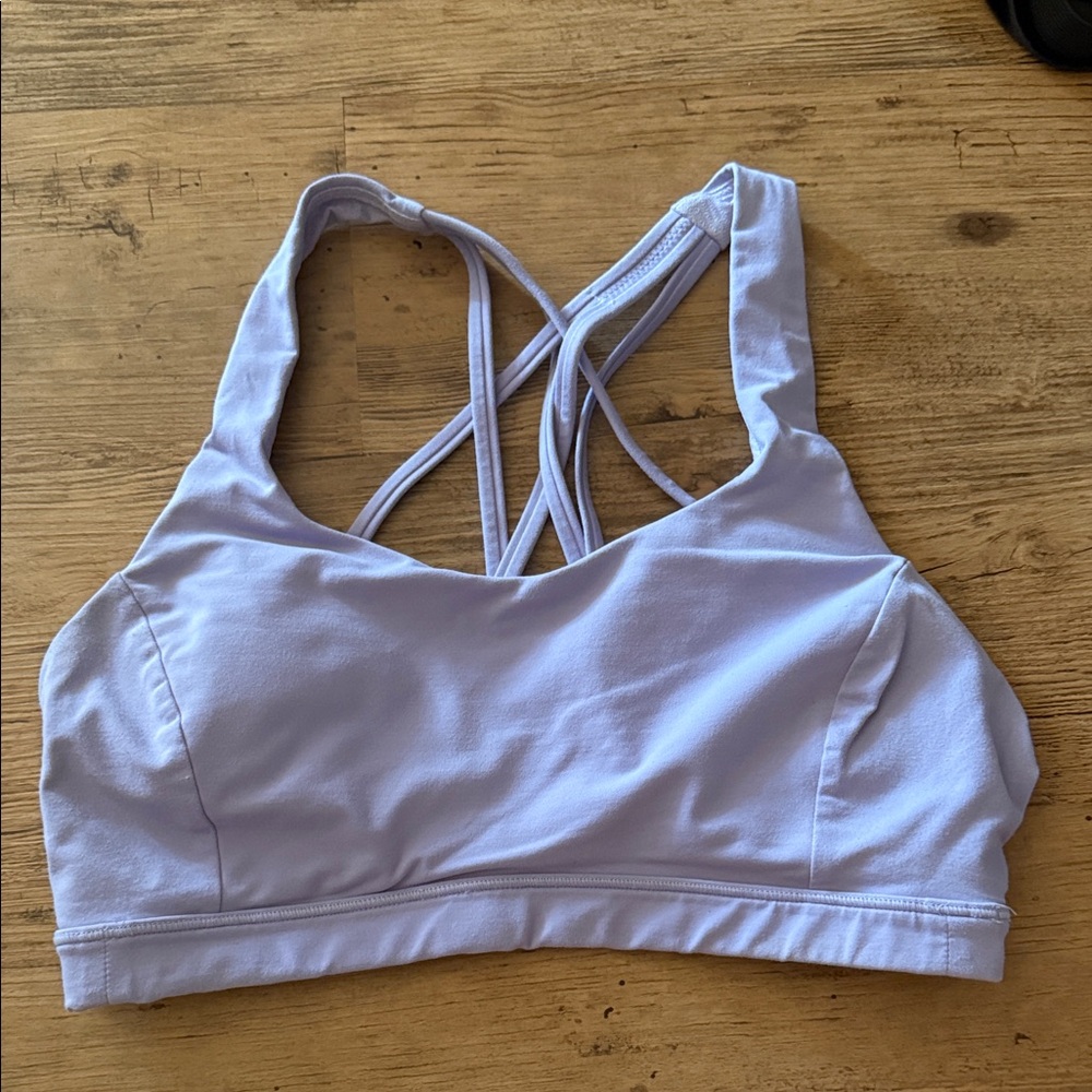 lululemon athletica Light Purple Strappy Sports Bra